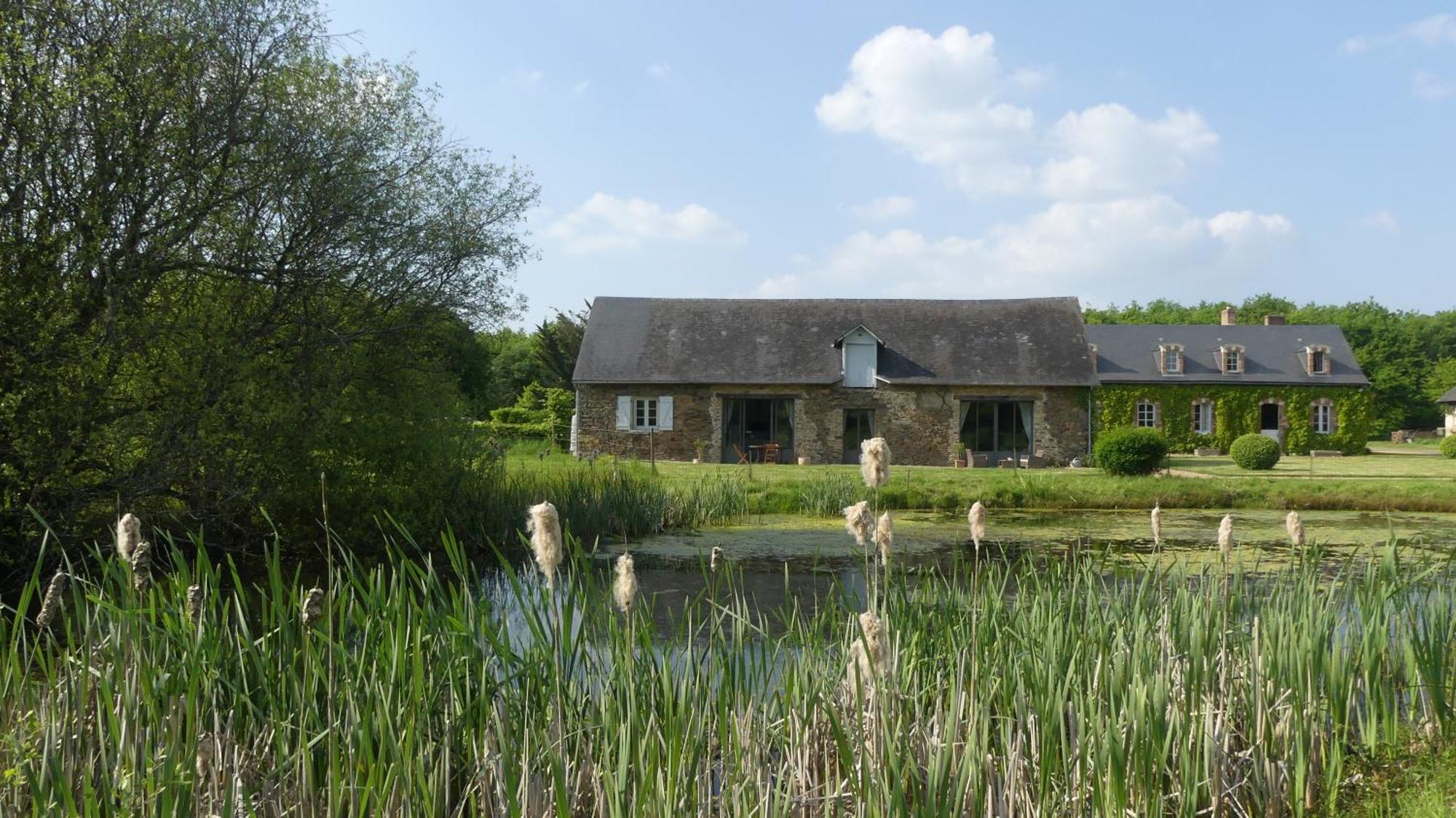 La Petite Lande Bed & Breakfast Menil ภายนอก รูปภาพ
